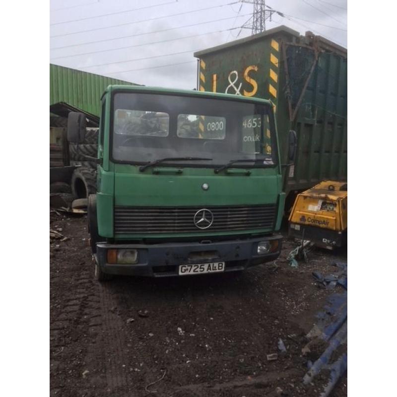 1990 mercedes 814 6 cylinder turbo chassis cab