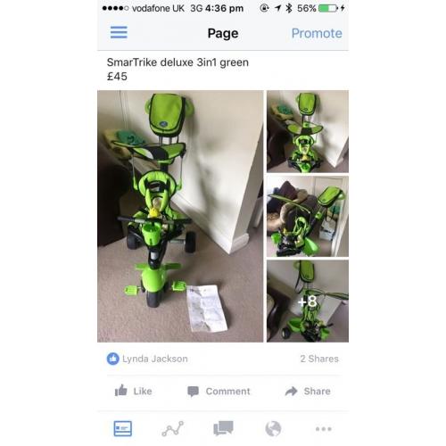 SmarTrike 3in1 green