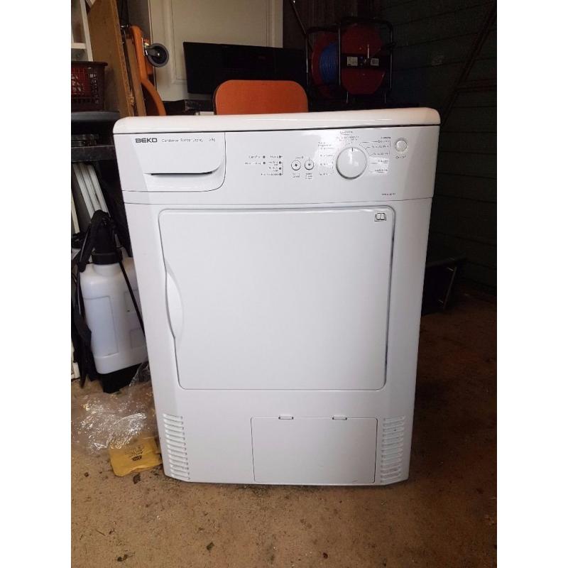 BEKO DRCS68W Condenser Tumble Dryer - White