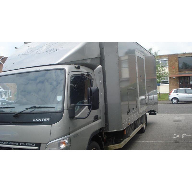 2006 56 Mitsubushi Fuso Canter 7C14 Car NO VAT Transporter Beaver Tail Winch Extended Runner Boards