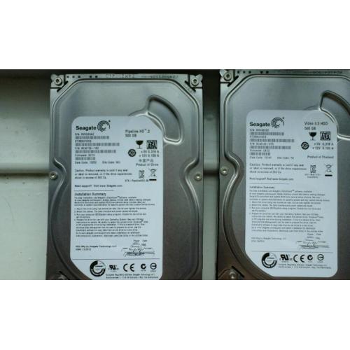 hi I have 2 500 gig SATA 3.5 hard drives