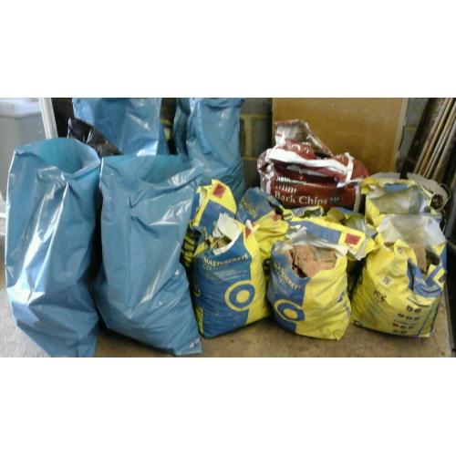 Free to collecter - 13 bags of mixed hardcore, ideal for shed base