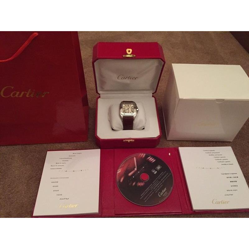 Men's Cartier Santos 100 Swiss ETA 2836