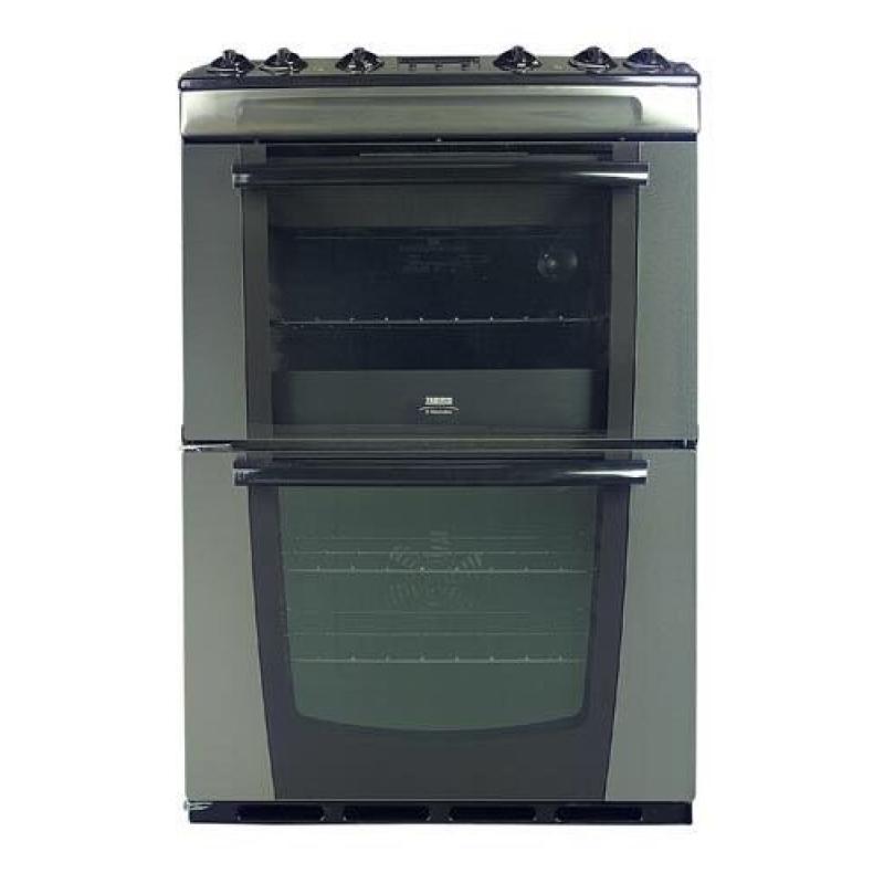 //(%)\ ZANUSSI DUAL FUEL STAINLESS STEEL COOKER INCLUDES 6 MONTHS GUARANTEE