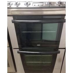 //(%)\ ZANUSSI DUAL FUEL STAINLESS STEEL COOKER INCLUDES 6 MONTHS GUARANTEE