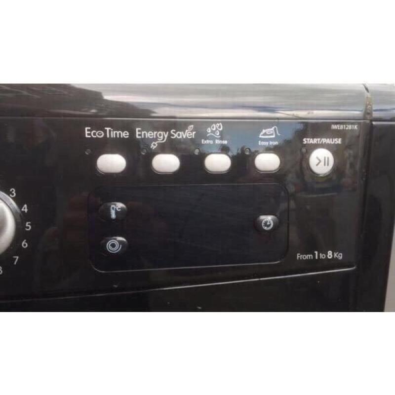 *****8KG-1KG ECO INDESIT BLACK WASHING MACHINE INCLUDES 12 MONTHS GUARANTEE