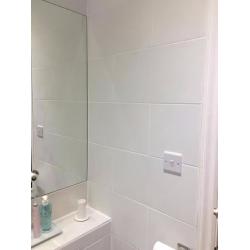 Matte White Bathroom Wall Tiles - 500x250mm