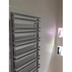 Matte White Bathroom Wall Tiles - 500x250mm