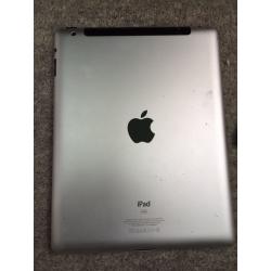 ipad 64GB unlocked WI-FI black with leather case