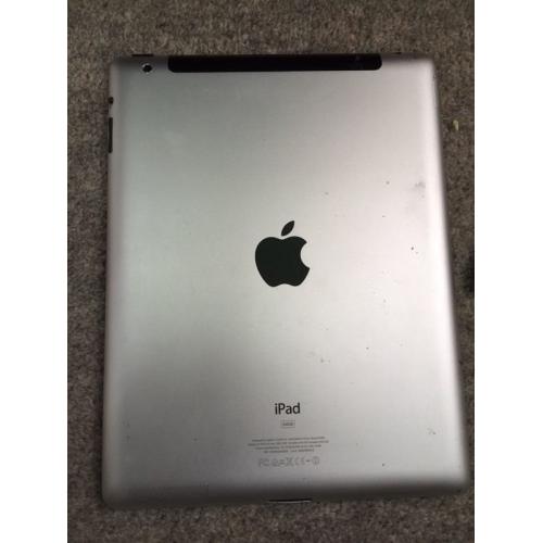 ipad 64GB unlocked WI-FI black with leather case