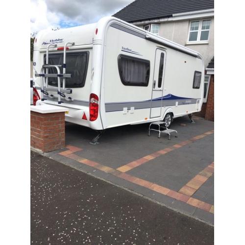 Hobby fixed bed manoeuvre and awning 2010 modle