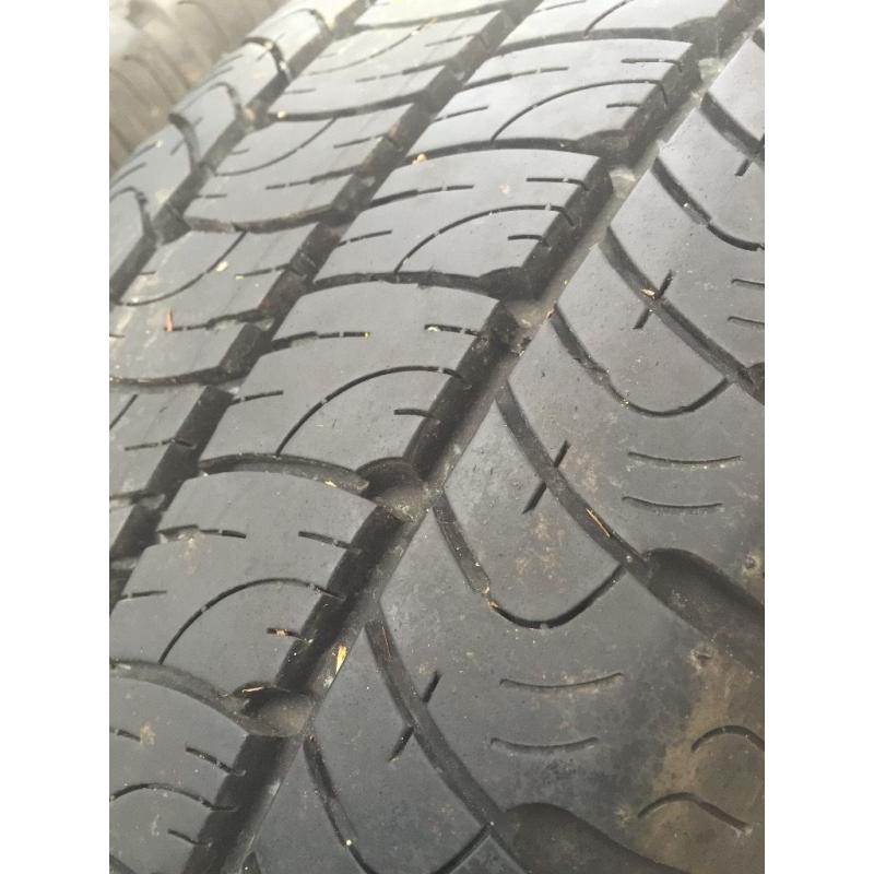Genuine VW Transporter T6 Alloy Wheels & Goodyear Tyres