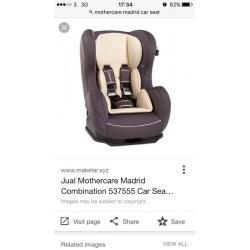 Madrid car seat