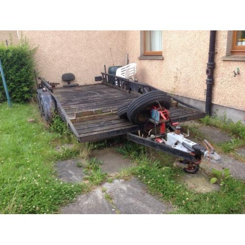 18ft car transport trailer