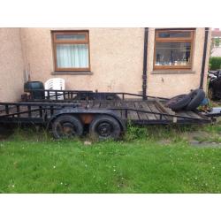 18ft car transport trailer