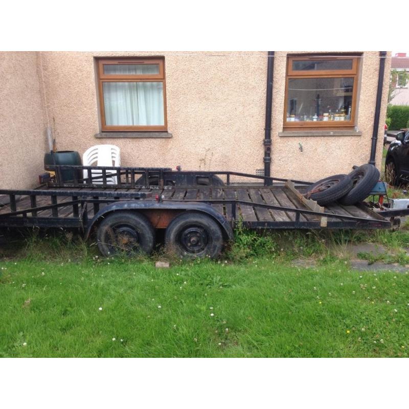 18ft car transport trailer