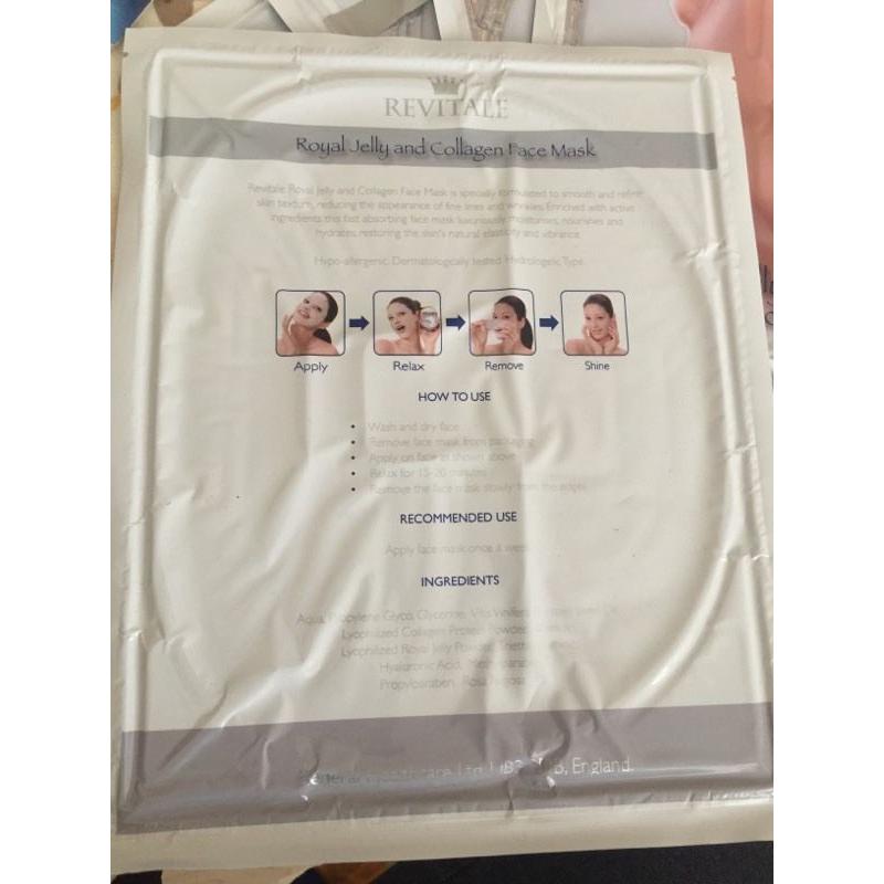 Royal jelly and collagen face mask