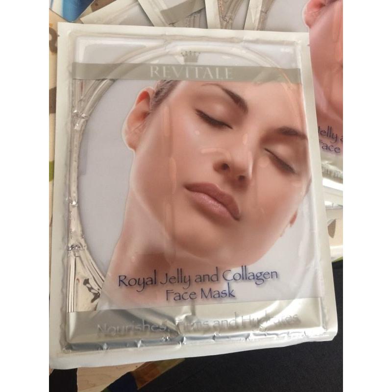 Royal jelly and collagen face mask