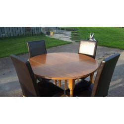 table and chairs