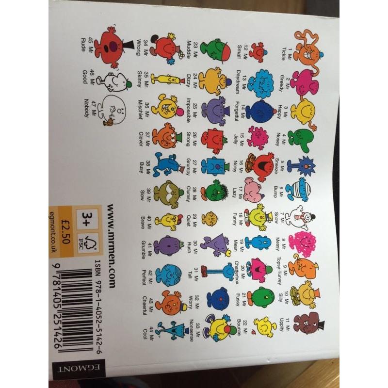 Collection of Mr Men and Little Miss books