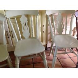 4 Old kitchen chairs