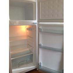 Fridgemaster fridge with small freezer.
