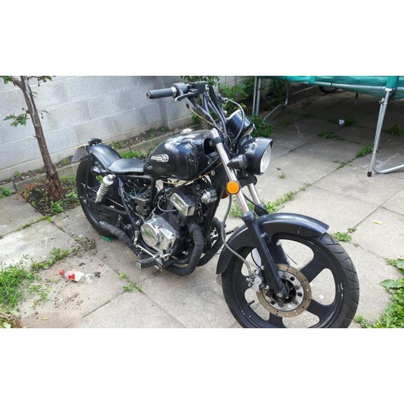 Ajs regal raptor 125cc. Bobber. Lerner legal. Spare or repair.