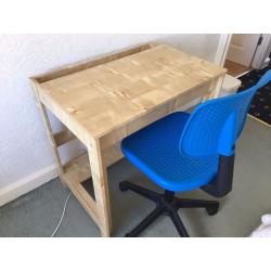IKEA chair and table with good condition