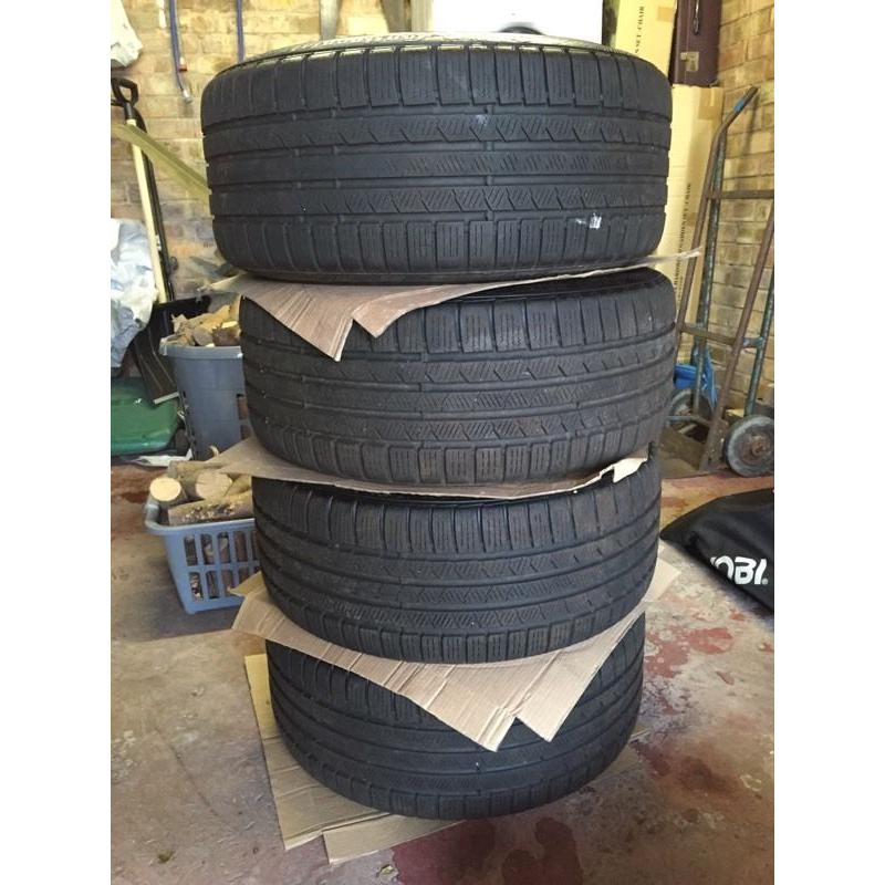 Mercedes alloy wheels and tyres
