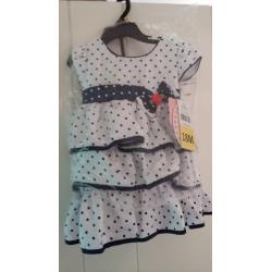 bnwt girls dress with knickers-18 months
