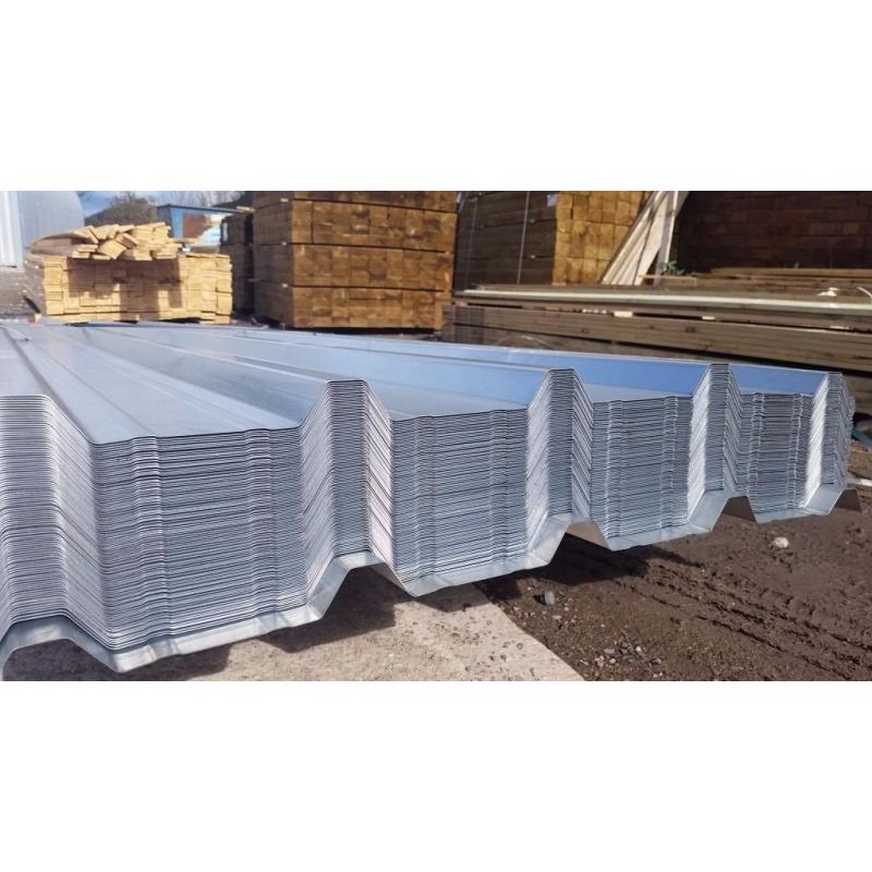 ROOFING SHEETS METAL BOX PROFILE GALVANIZED 10ft X 2ft 9" 3mtr X 0.85mtr 17kg HEAVY DUTY FREE DEL.