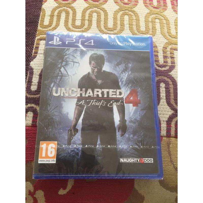 Ps4 uncharted 4 brand new