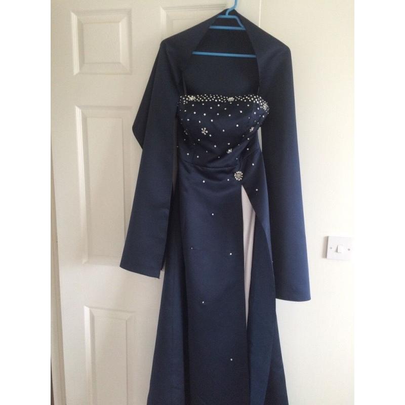 Navy evening dress