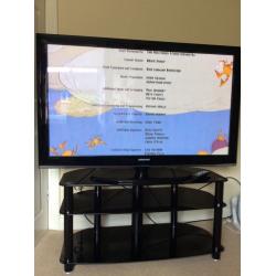 Samsung HD ready 50 inch 1080p tv and stand