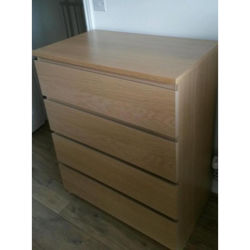 MALM Chest of 4 drawers