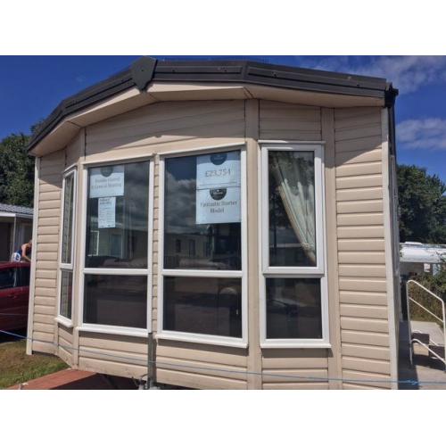 Cheap double glazed central heated static caravan for sale including 2016 site fees