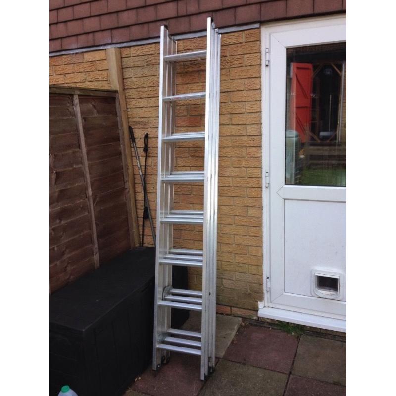 5.5m 3 Section Alluminium Ladder *SOLD*