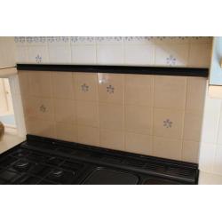 Leisure Rangemaster 110 Gas Range Cooker black and navy blue