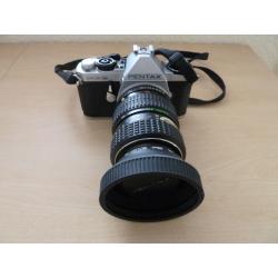 Pentax ME super 35mm SLR Camera with 24-35 zoom, 40-80 zoom and also 80-200 zoom
