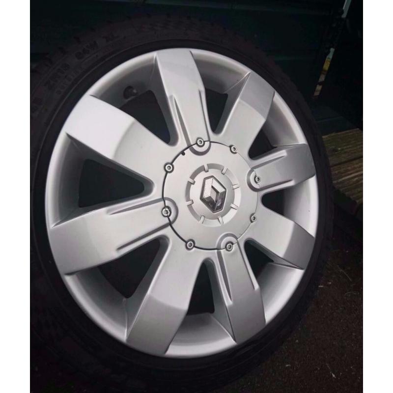 Genuine Renault Clio 182 Sport alloys - Recently refurbed/New tyres 4x100 (megane, scenic, twingo