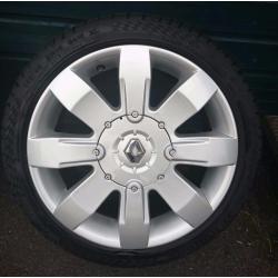 Genuine Renault Clio 182 Sport alloys - Recently refurbed/New tyres 4x100 (megane, scenic, twingo