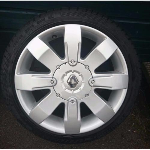 Genuine Renault Clio 182 Sport alloys - Recently refurbed/New tyres 4x100 (megane, scenic, twingo