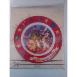 disney store winnie the pooh christmas plate 2005 new in box