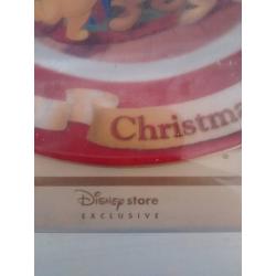 disney store winnie the pooh christmas plate 2005 new in box