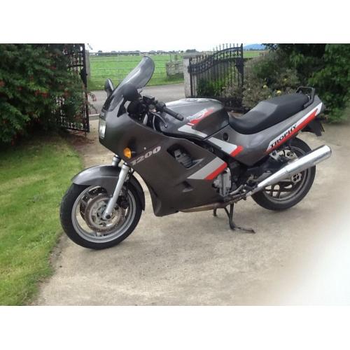 Triumph motorcycle, 1180 cc, year 1991. Good condition. Cheap for quick sale