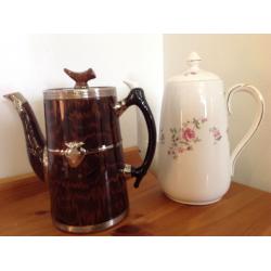 Two vintage tea/coffee pots.
