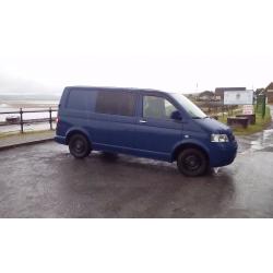 vw t5 t28 102 bhp tdi swb van, dayvan, camper one off funky build.