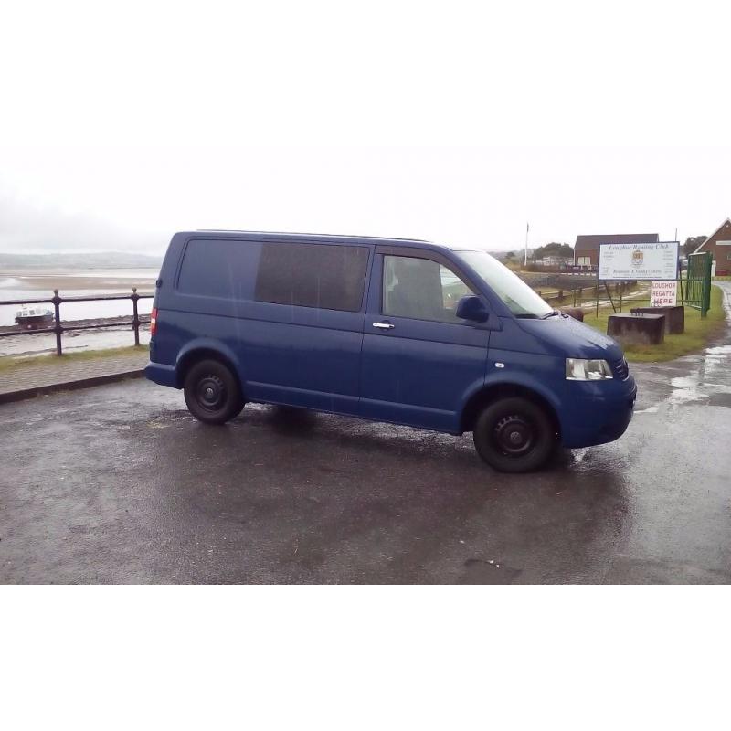 vw t5 t28 102 bhp tdi swb van, dayvan, camper one off funky build.