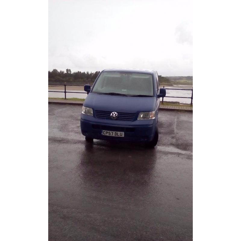 vw t5 t28 102 bhp tdi swb van, dayvan, camper one off funky build.