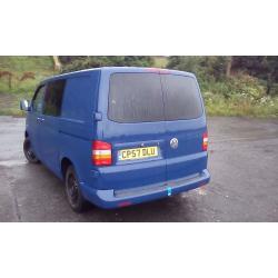 vw t5 t28 102 bhp tdi swb van, dayvan, camper one off funky build.